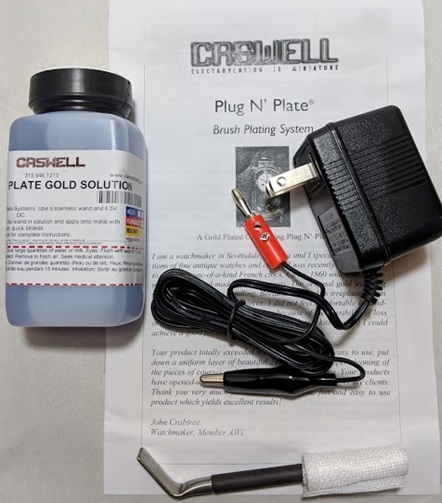 Plug N' Plate Gold Kit - Caswell Canada