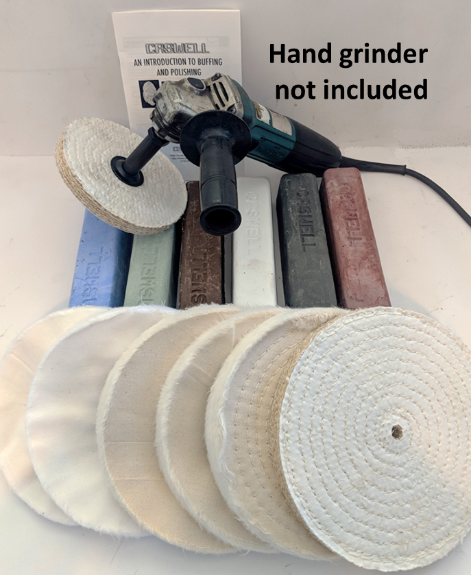 2-8 Spiral Stitched Cotton Buffing Polishing Wheel Mop 50 Layer