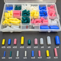 Silicone cap kit for high-temperature masking