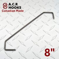3mm 8″ V Hook, (30 lbs weight load)