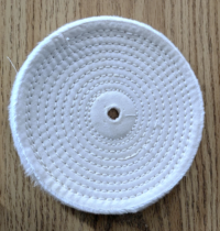 Spiral sewn 6" x 1/4" wheel